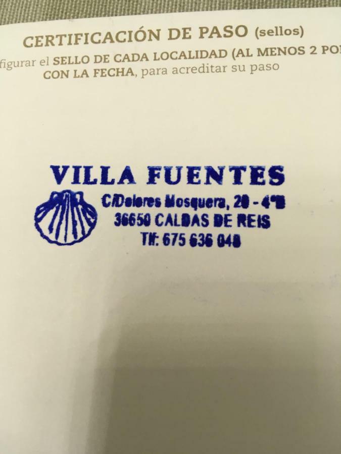 Villa Fuentes Caldas De Reis Exteriör bild